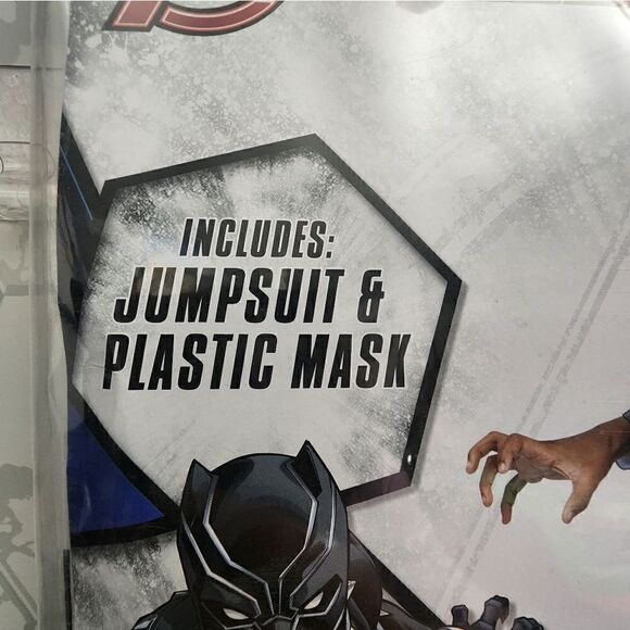 Nwt Boy's Halloween Costum Marvel Avengers Black Panther - Picture 4 of 6